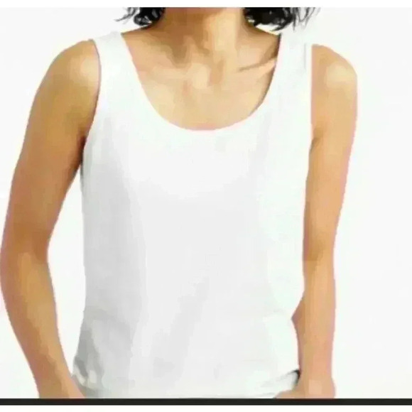 LL bean tank top size XL Petite Larkspur - Picture 2 of 6